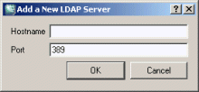 Adding an LDAP server