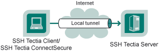 単純なローカル トンネル