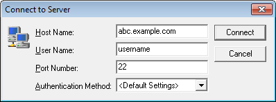 Connecting to a remote server with Tectia SSH Terminal