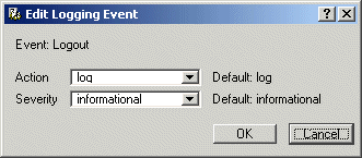 Editing a log event