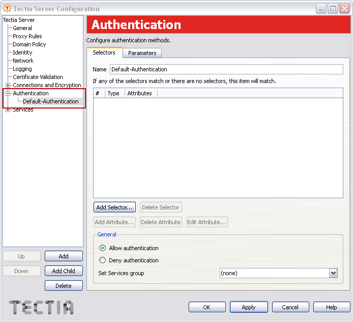 Creating authentication group