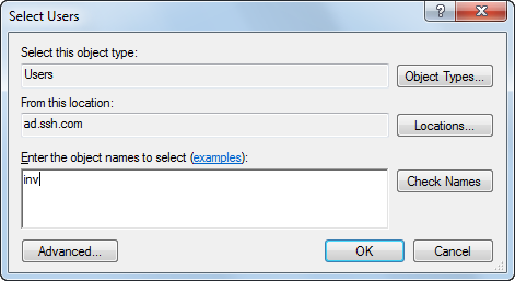 Selecting users from Active Directory