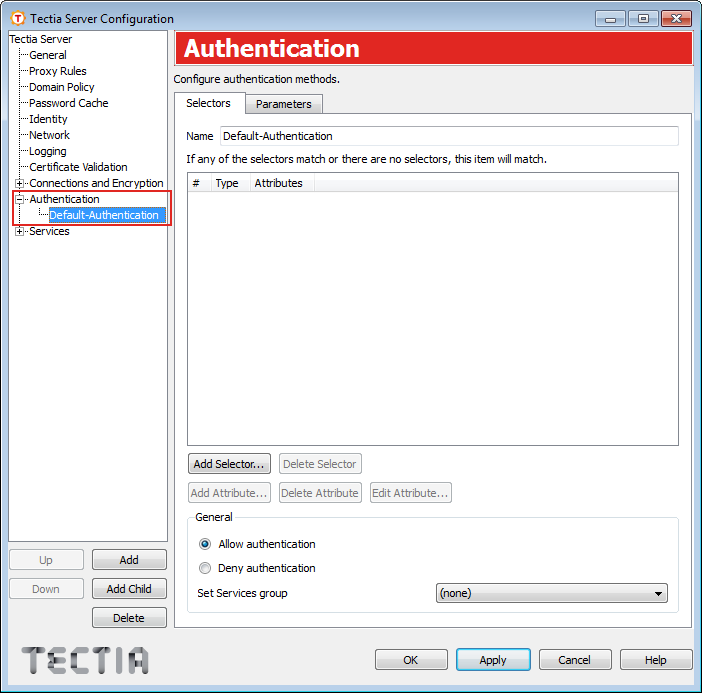 Creating authentication group