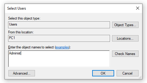 Selecting users from Active Directory