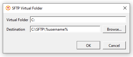 Defining a virtual folder